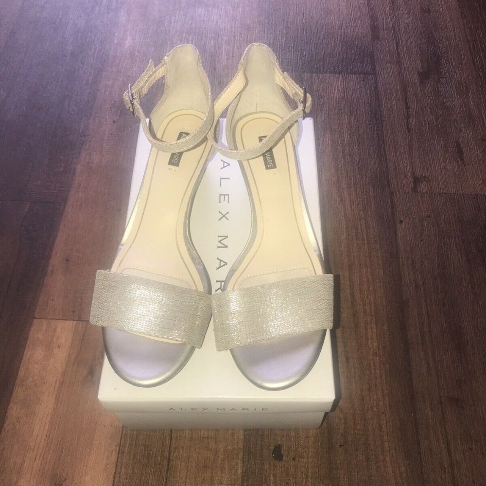 Mairitwo Sandal Wedge by Alex Marie Silver Bling